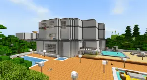Modern Mansion for Gamers | MCPE Maps