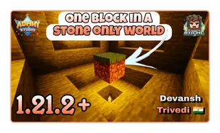 One Block in a stone only world