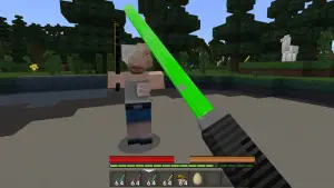 3D Lightsaber Addon for Minecraft Pe