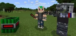 Alex Better Weapons Addon for Minecraft Pe