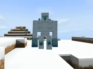 ICE GOLEM Add-on | Minecraft PE Addons