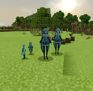 Miku Pet Add-on | Minecraft PE Addons