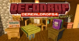 DecoDrop Addon V4.0 | minecraft Furniture Mod PE 1.21