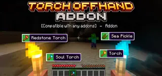 Torch OffHand Addon for Minecraft