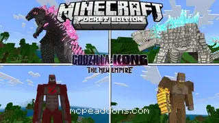Minecraft Godzilla x Kong Addon | The best godzilla addon for mobile!
