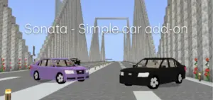 Hyundai Sonata Addon (Minecraft 1.21) | Car modpack