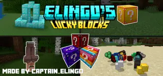 Elingo Lucky Blocks Add-on 1.20.41+ (Big Update!)