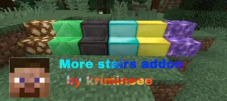 More Stairs Addon | Minecraft Addons PE