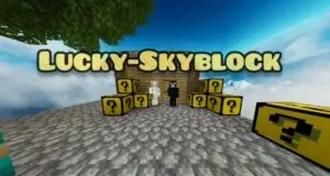 Lucky Skyblock Map 1.19 | MCPE/Bedrock