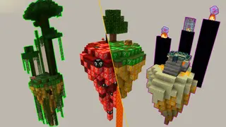 Lucky Skyblock Map 1.20 for MCPE/Bedrock