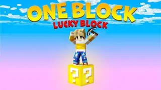 Lucky One Block Download MCPE 1.20+ | One Block Map for Minecraft
