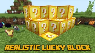 Realistic Lucky Block Addon (1.20.50) V7