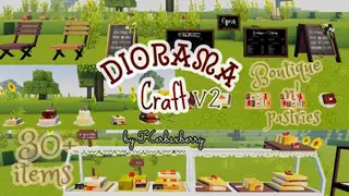Diorama Craft V2!! Aesthetic Boutique and Pastries