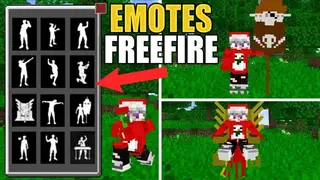 Emotes Free Fire in Minecraft PE