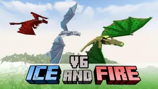 Ice and Fire Dragons V6 Addon for Minecraft BE/PE 1.20