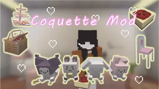 Coquette Mod Furniture V1 Minecraft Bedrock 1.20 | Minecraft Furniture Mod