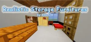 Realistic Storage Furnitures | Minecraft Furniture Mod