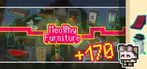 MeoWhy Furniture V2.0 Testfix🍄 (+170 Decorations!!) 1.19 | Minecraft Furniture Mod