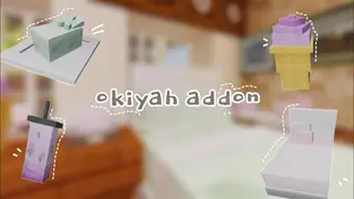 Okiyah Addon (Food and Furniture Decor) | Minecraft Furniture Mod