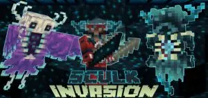 Minecraft Sculk Invasion: Abyss & Weapons Update | Weapon Minecraft Mods