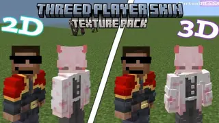 🖌️ ThreeD Player Skin [Bedrock] 🖌️