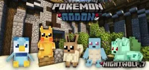 Pokémon Addon | 5 New Pokémon with Pikachu, Eevee and Baby Variants