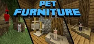 Pet Furniture V12 Geometry Fix Update 1.19.30 | Minecraft Furniture Mod