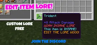 Edit Item LORE!