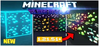 Glowing Ores Mcpe 1.21.72+ || Glow Em All v2.0