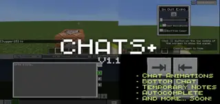 Chats+ v1.1 (NEW LOOK) [1.21.60+]
