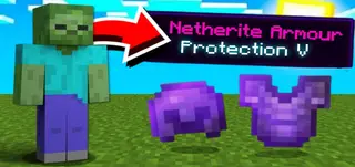 Minecraft But Zombie Drops OP Items!!!
