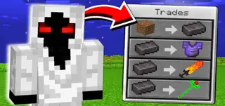 Minecraft But Entities Trade OP ITEMS