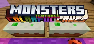 Monsters Textures: Colorful Cakes