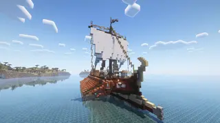 Illager War Trireme