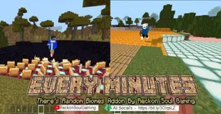 Minecraft But Every there's Random Biomes