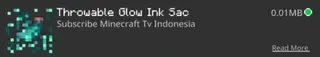 Throwable Glow Ink Sac