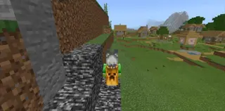 Minecraft But Every Block I Touch Becomes Bedrock