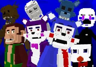 Five Nights at Candy's Animatronics 3D