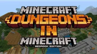 Minecraft Dungeons in Minecraft Bedrock Map