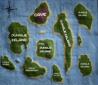 Jungle Islands Map