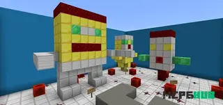 Find The Button: Futuristic Edition Map
