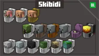 Skibidi Mobs Textures