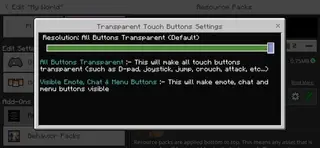Transparent Touch Buttons