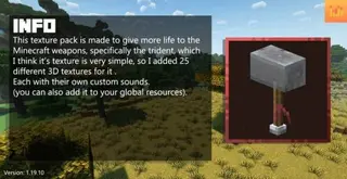 Custom 3D Trident Textures