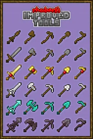 Rhubarb's Improved Tools Textures