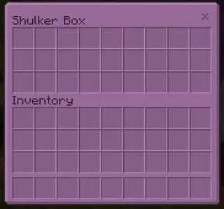 Color Coded Shulker Box GUI