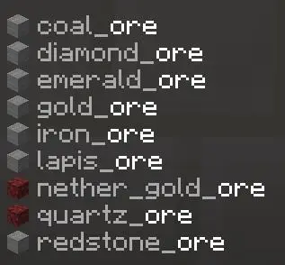 Ore Hider Textures