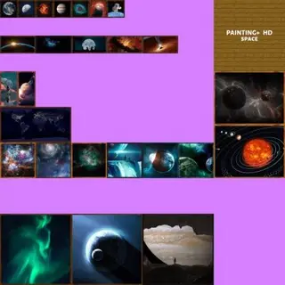 PAINTING+ HD SPACE Textures