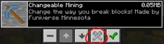 Changeable Mining Textures