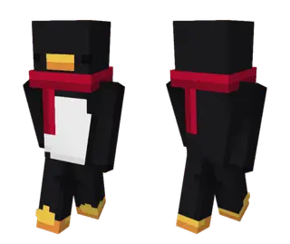 Penguin Scarf Skin